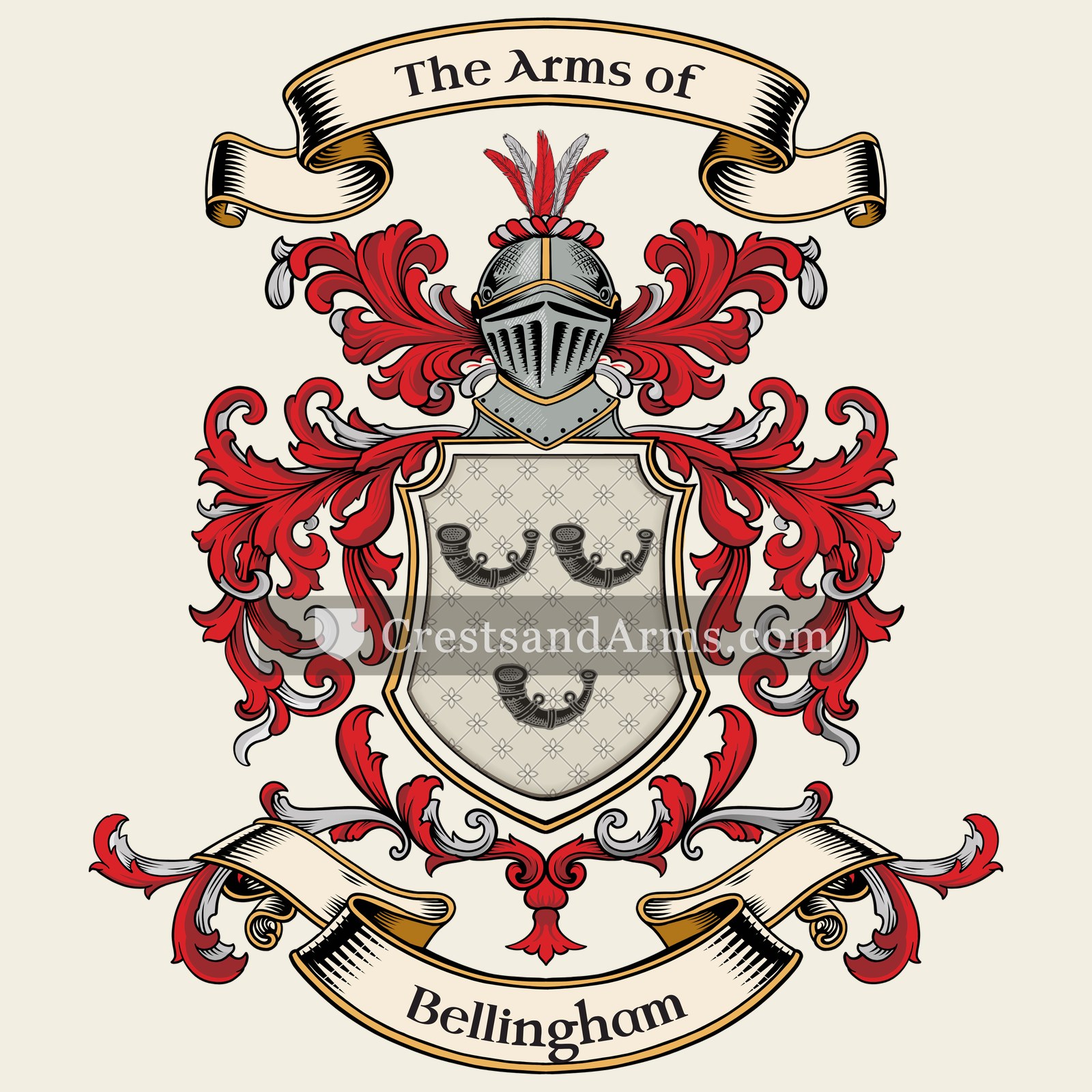 The Bellingham coat of arms