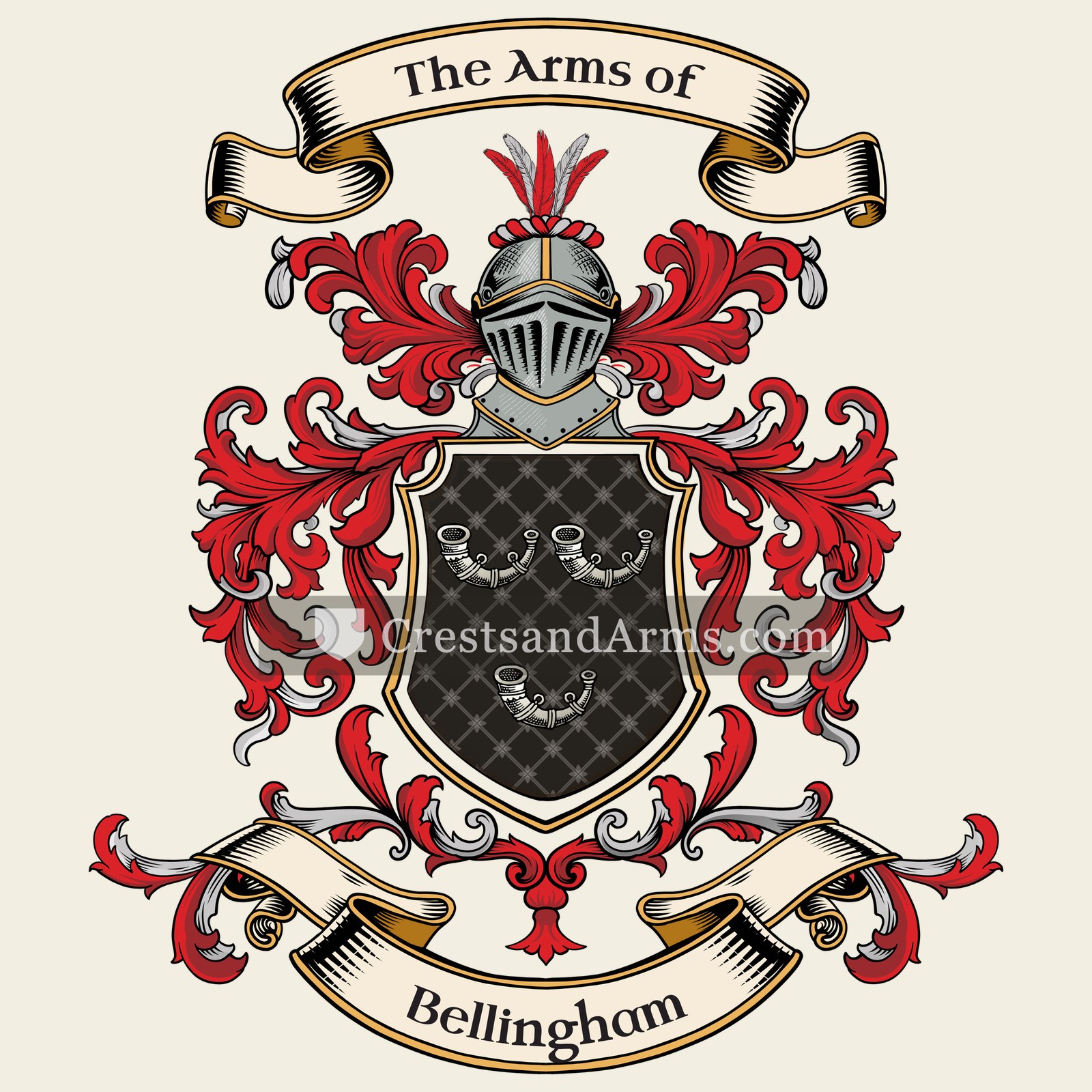 The Bellingham coat of arms