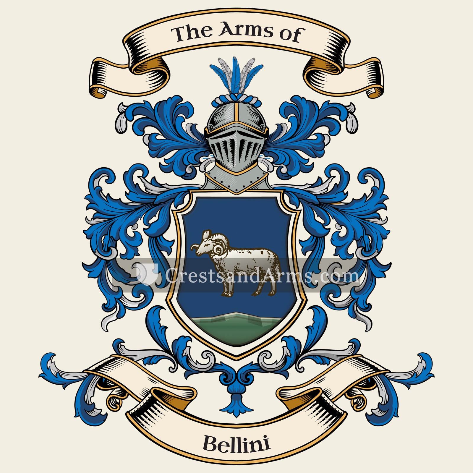 The Bellini coat of arms
