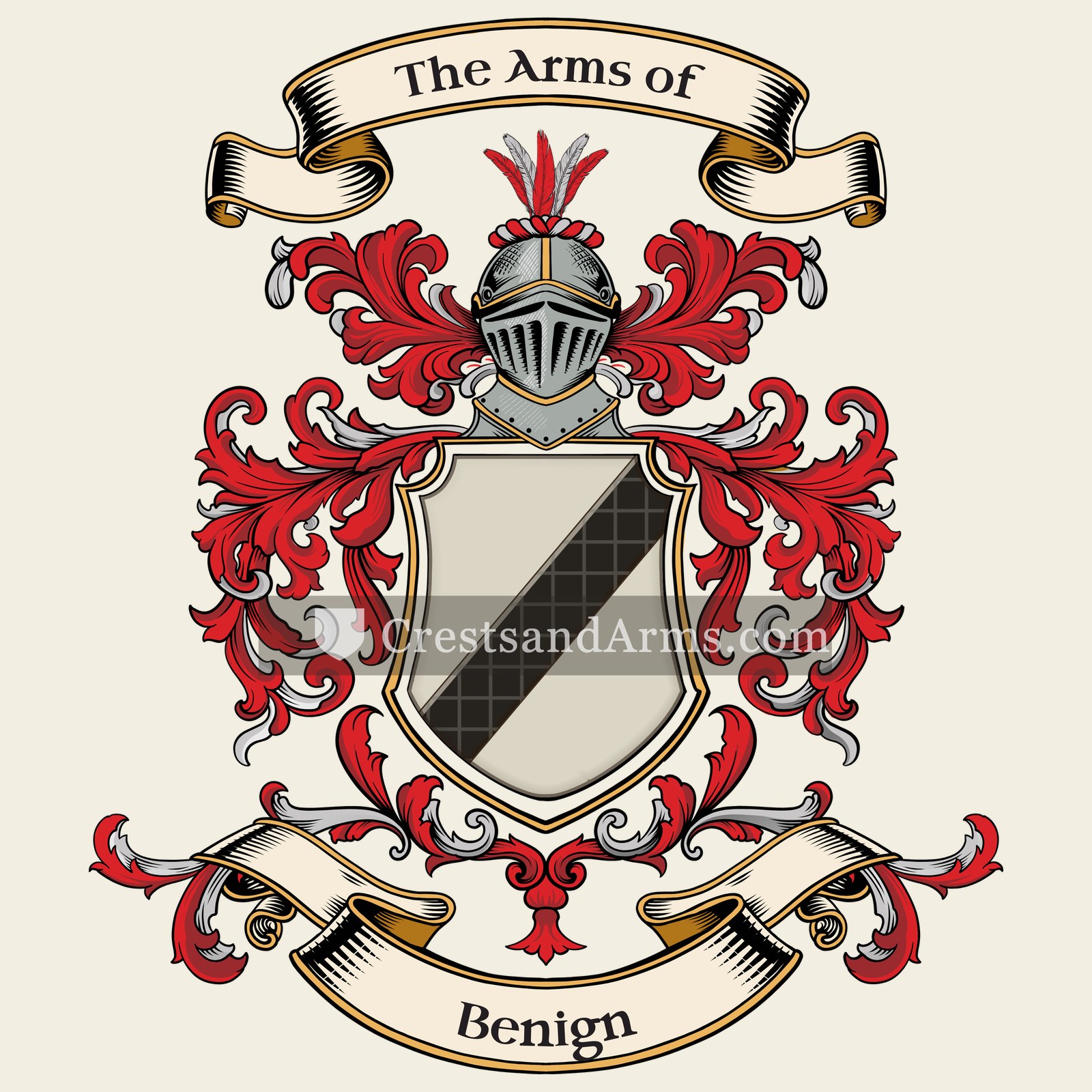 The Benign coat of arms