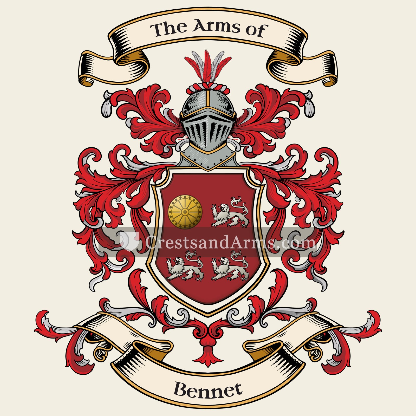 The Bennet coat of arms