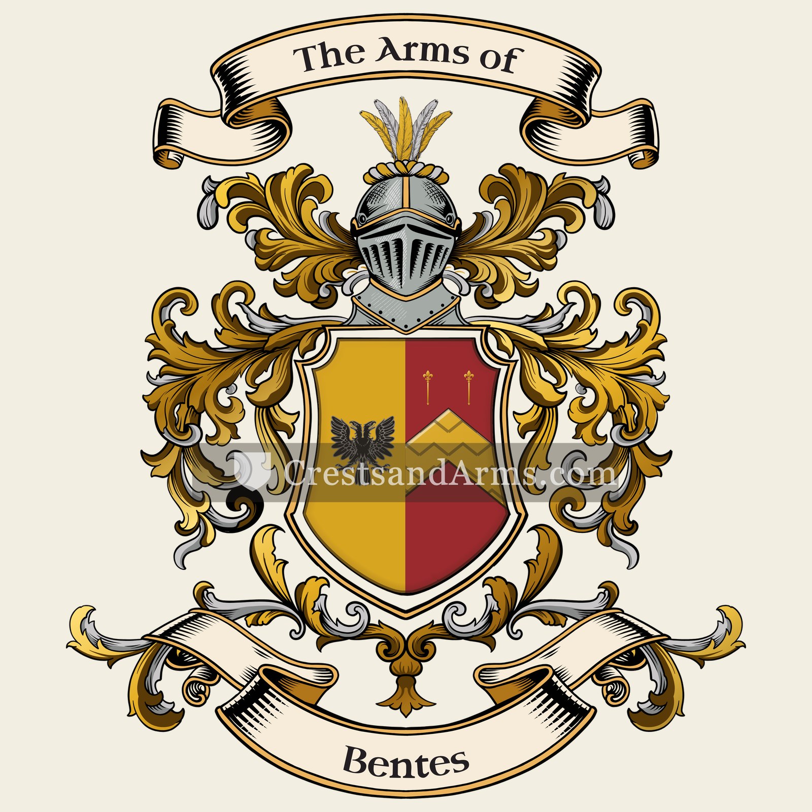 The Bentes coat of arms