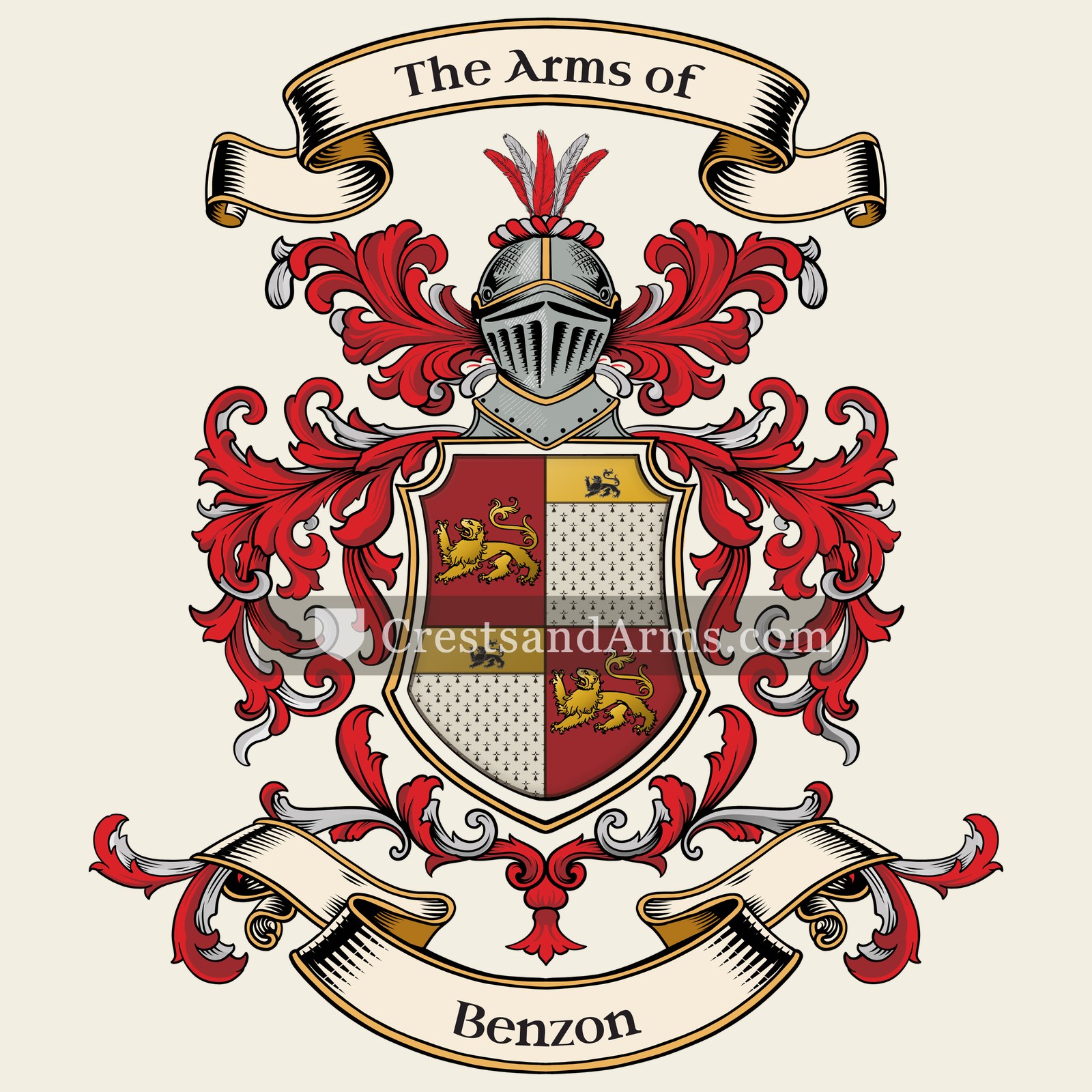The Benzon coat of arms