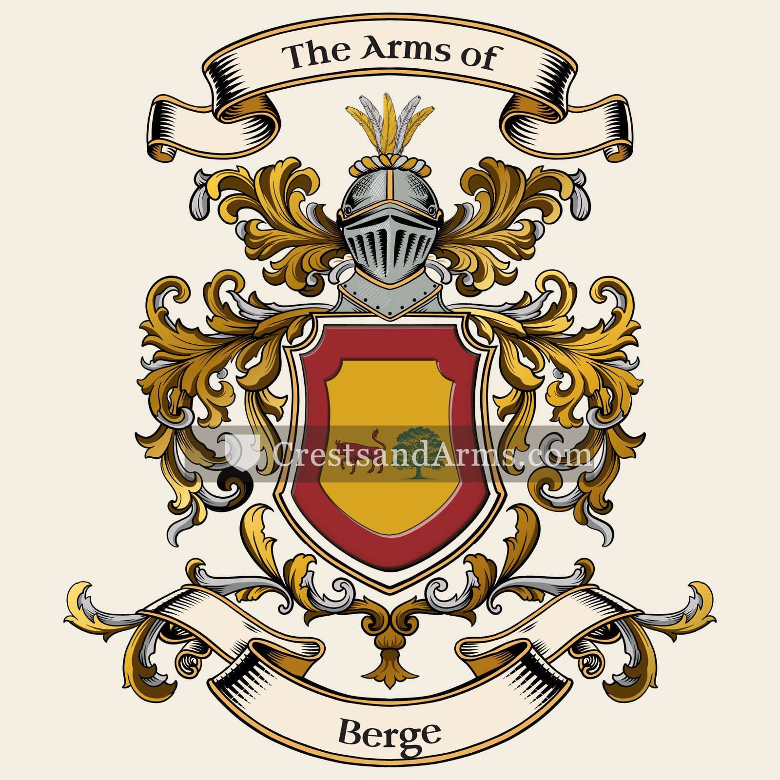 The Berge coat of arms