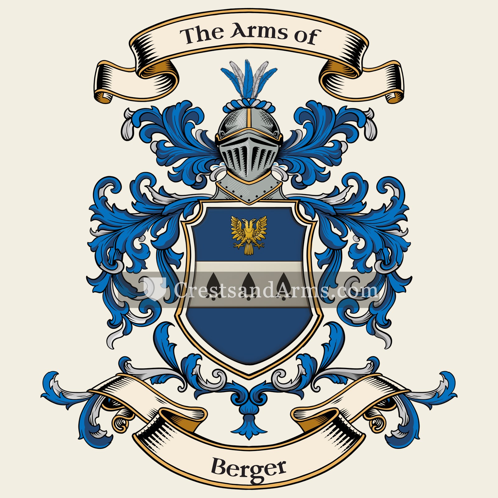 The Berger coat of arms