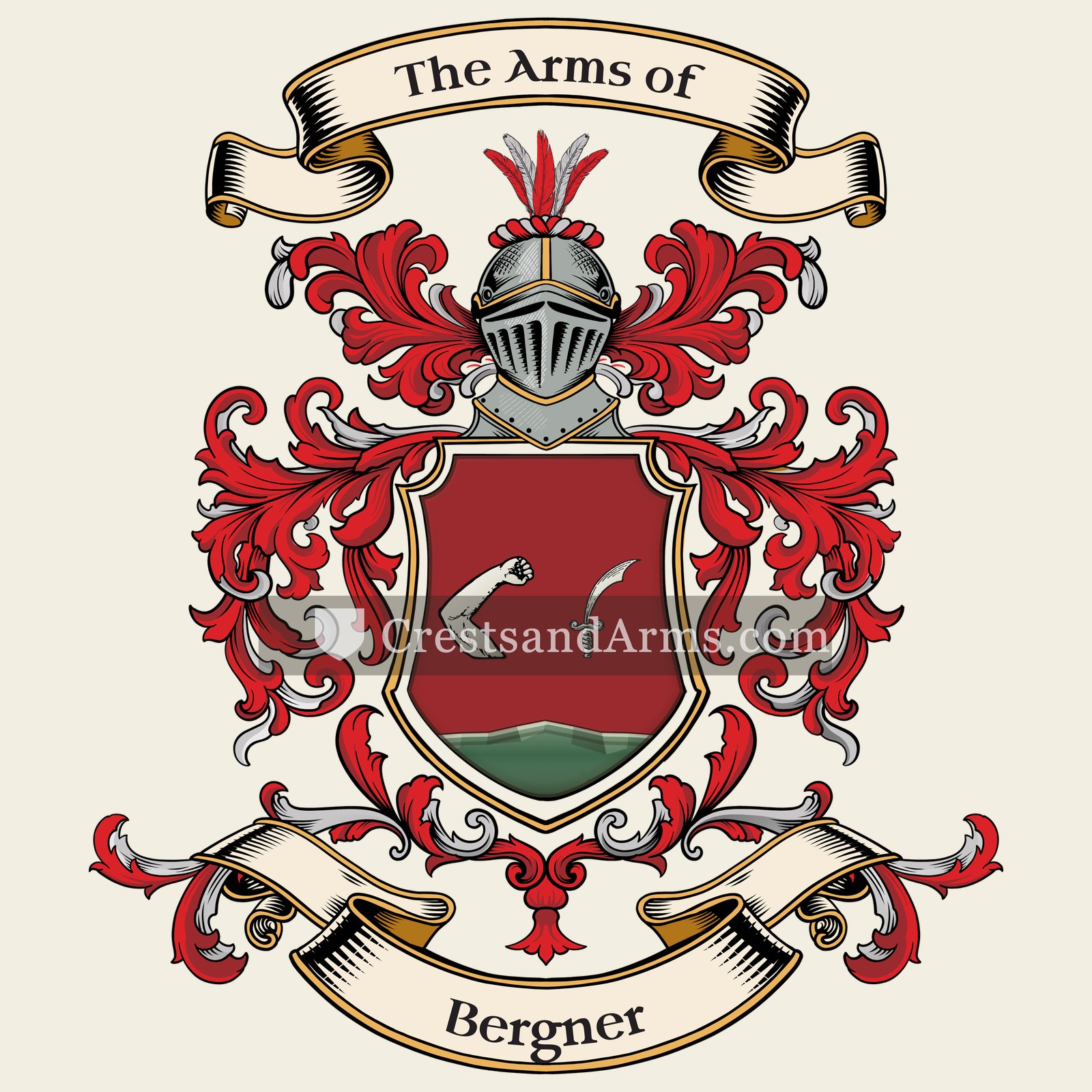 The Bergner coat of arms