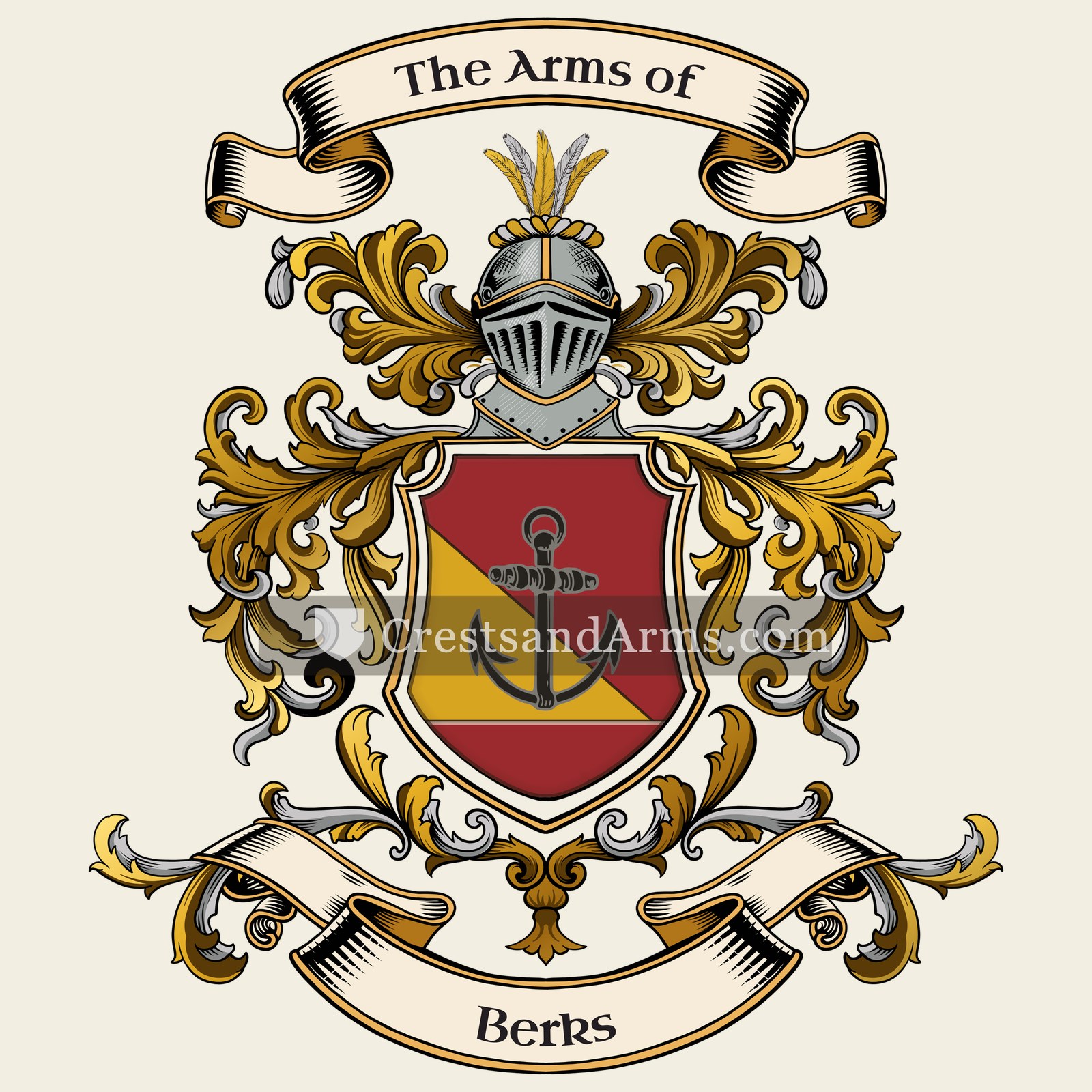 The Berks coat of arms