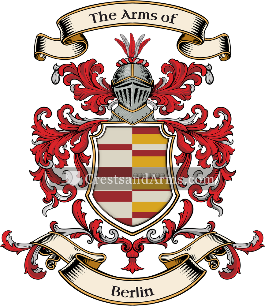 The Berlin coat of arms, drawn from the recorded blazon