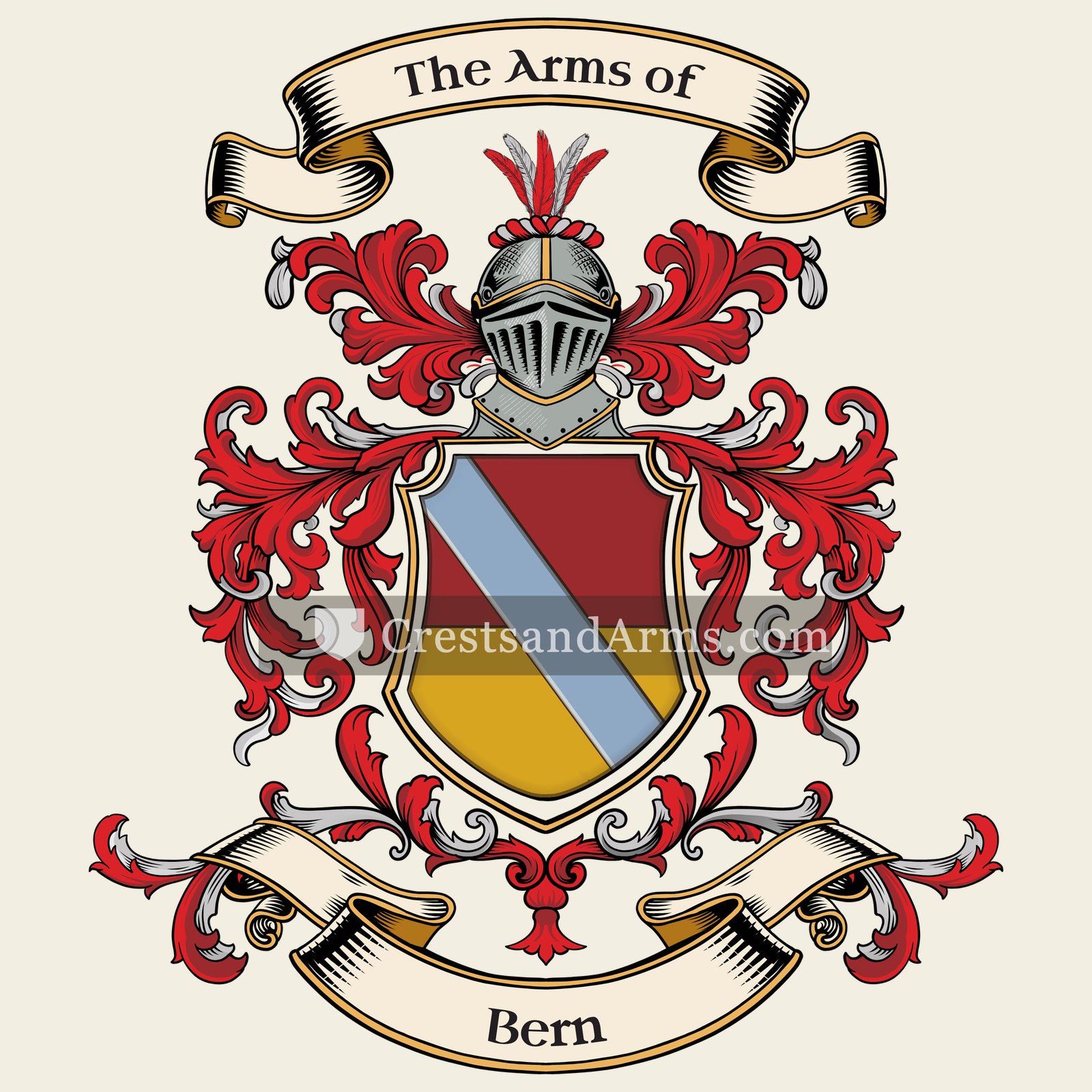 The Bern coat of arms, drawn from the recorded blazon