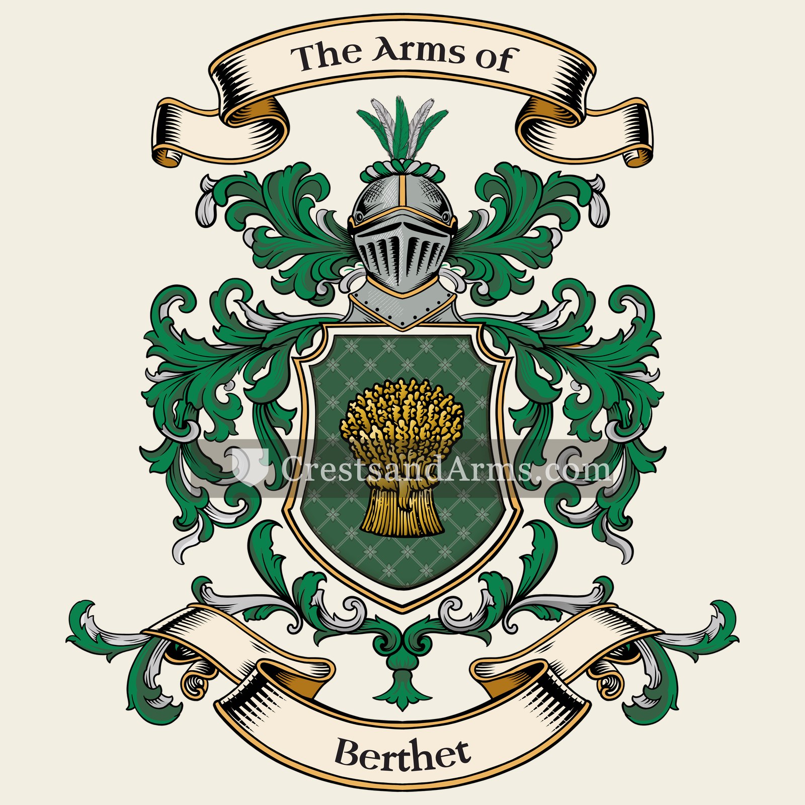 The Berthet coat of arms