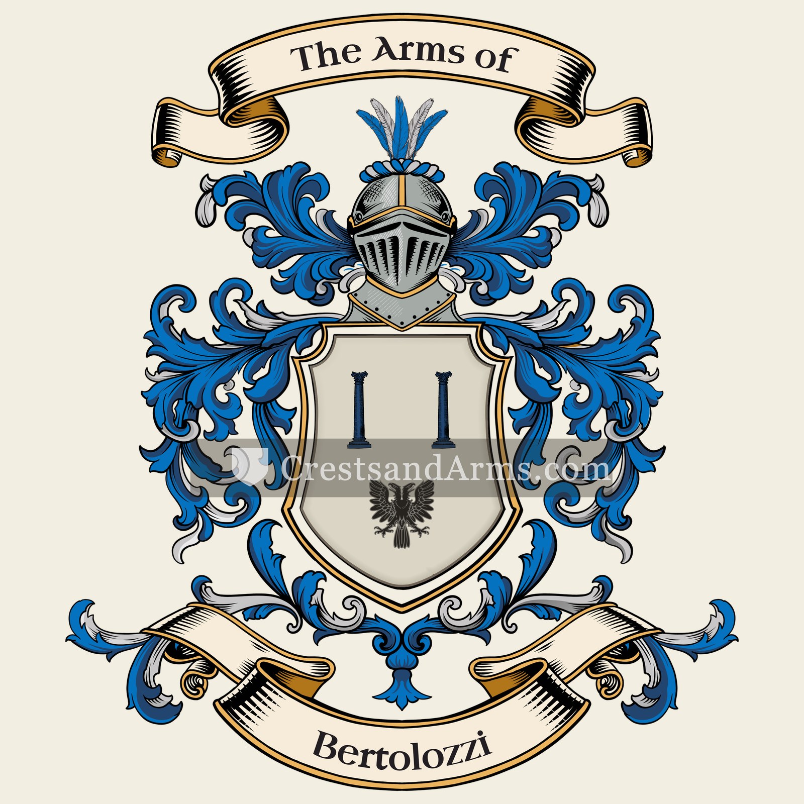 The Bertolozzi coat of arms