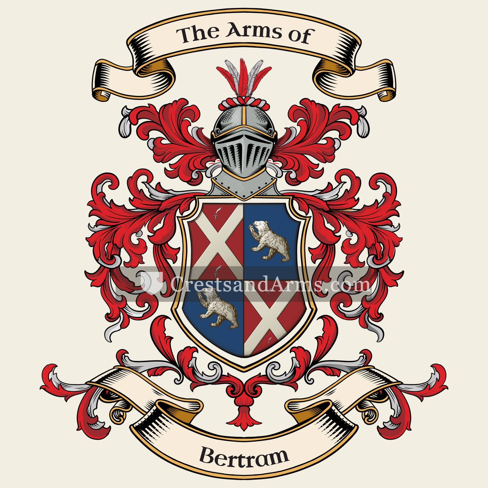 The Bertram coat of arms