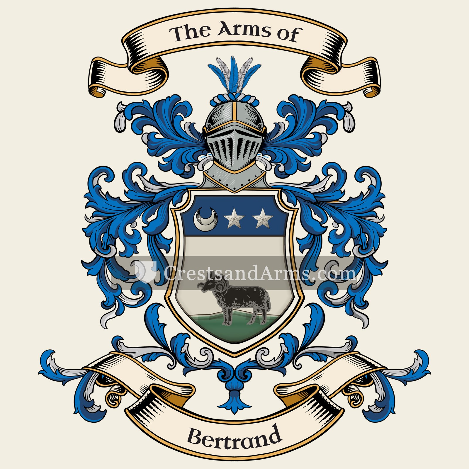 The Bertrand coat of arms