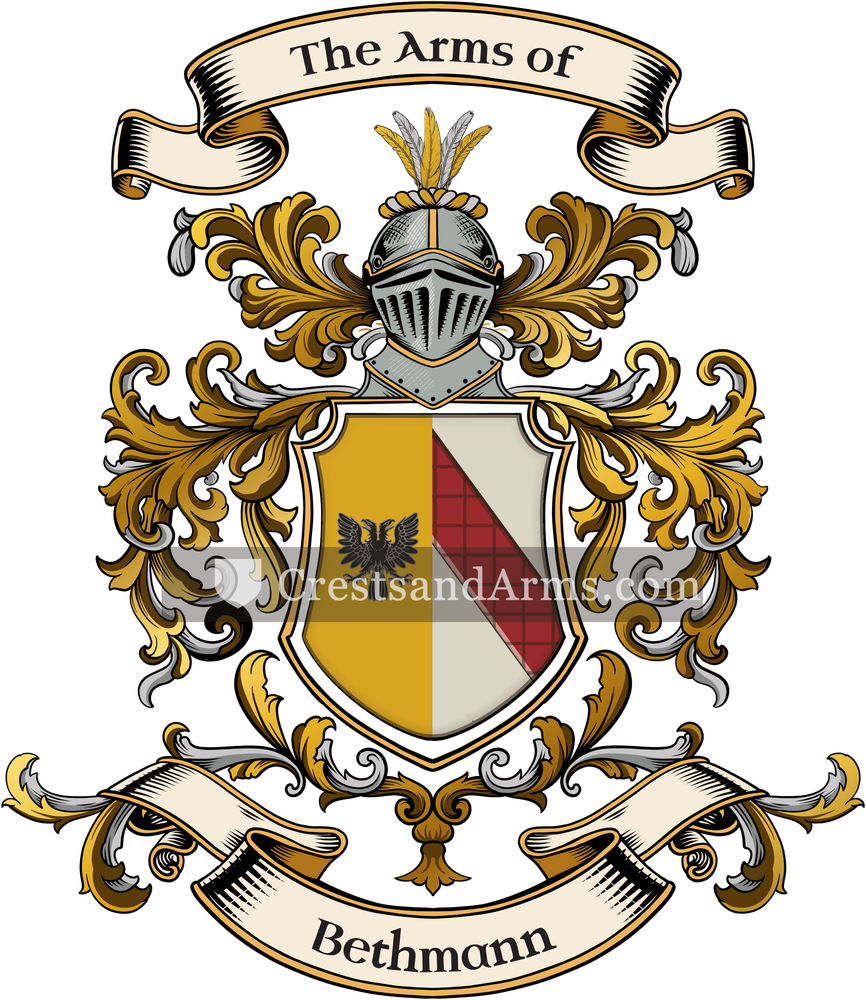 The Bethmann coat of arms, drawn from the recorded blazon