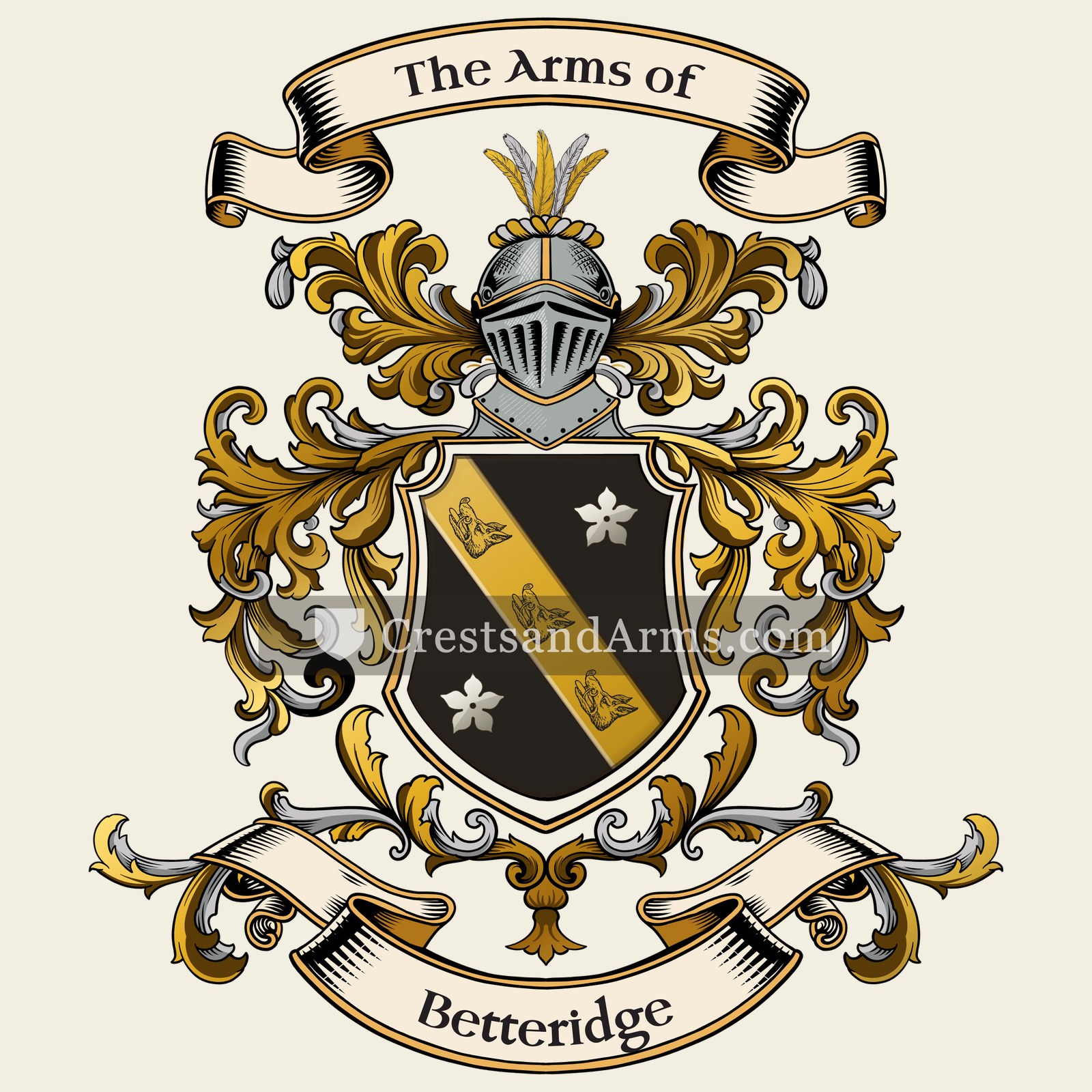 The Betteridge coat of arms