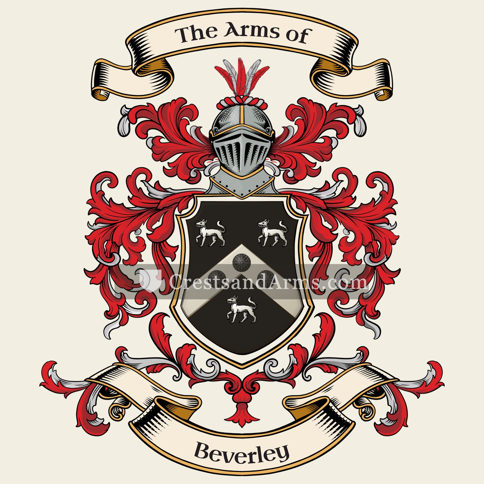 The Beverley coat of arms