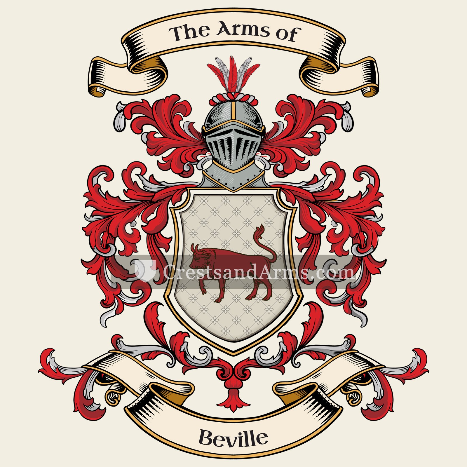 The Beville coat of arms