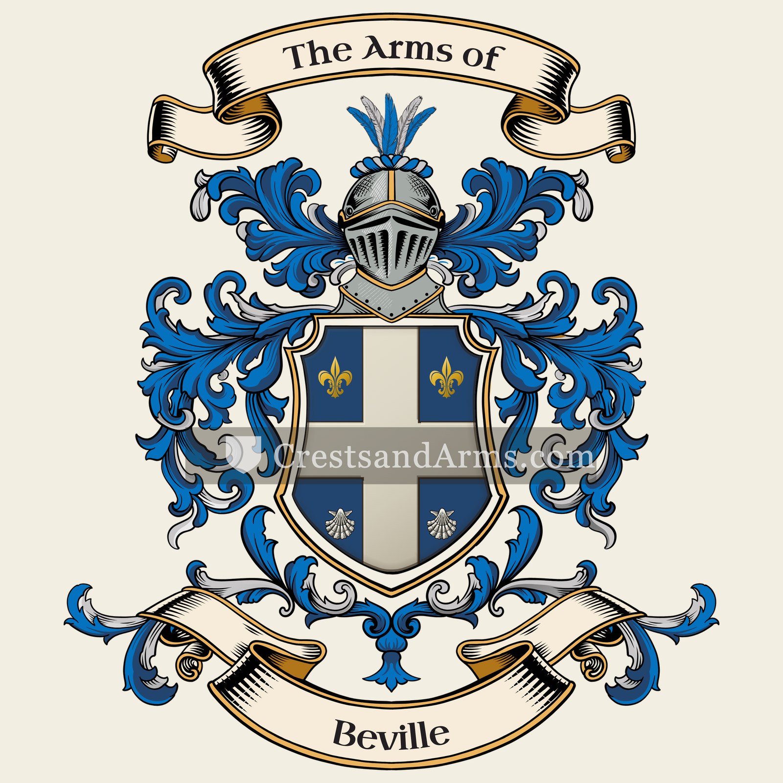 The Beville coat of arms