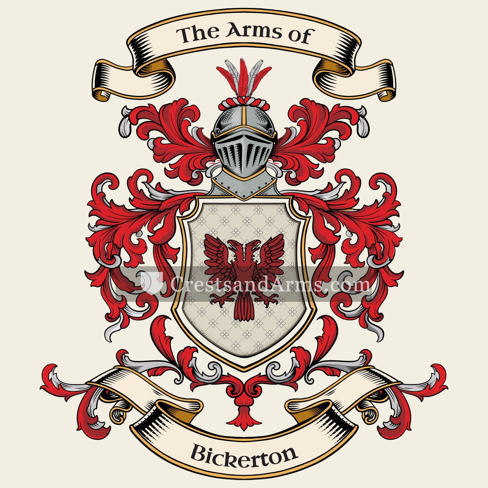 The Bickerton coat of arms