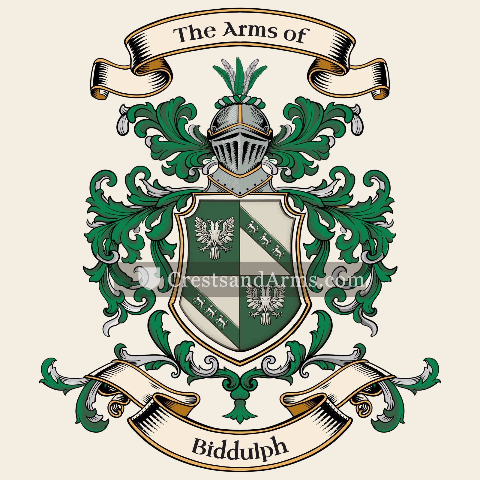 The Biddulph coat of arms