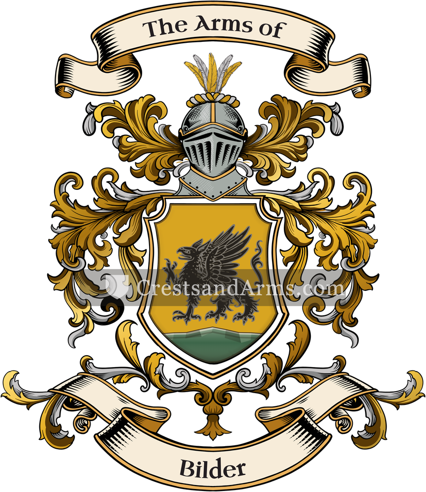 The Bilder coat of arms, drawn from the recorded blazon