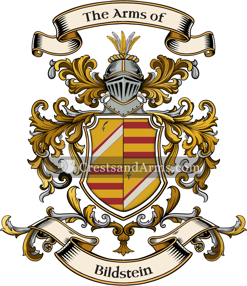 The Bildstein coat of arms, drawn from the recorded blazon