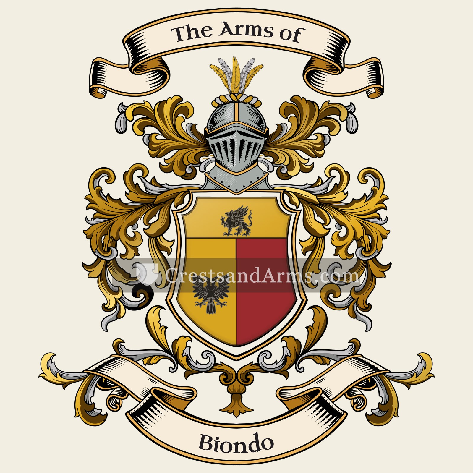 The Biondo coat of arms