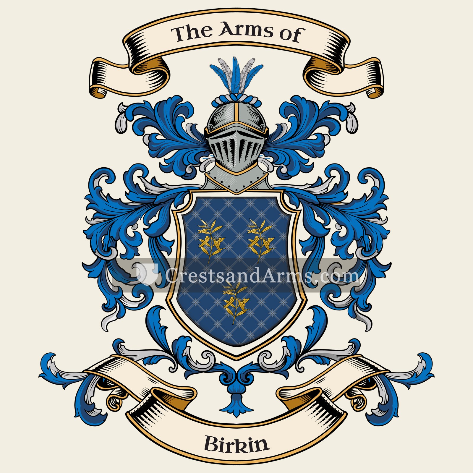 The Birkin coat of arms
