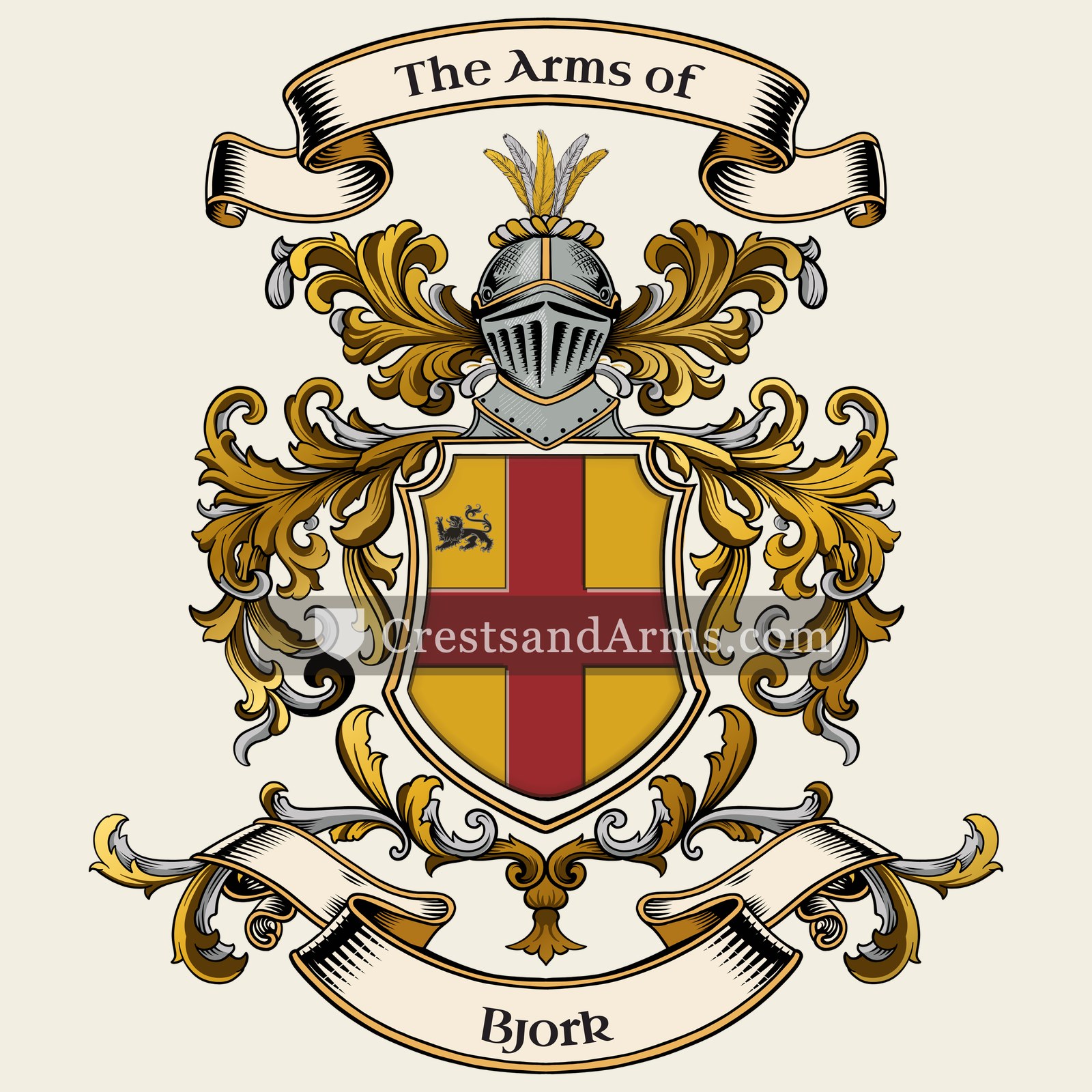The Bjork coat of arms