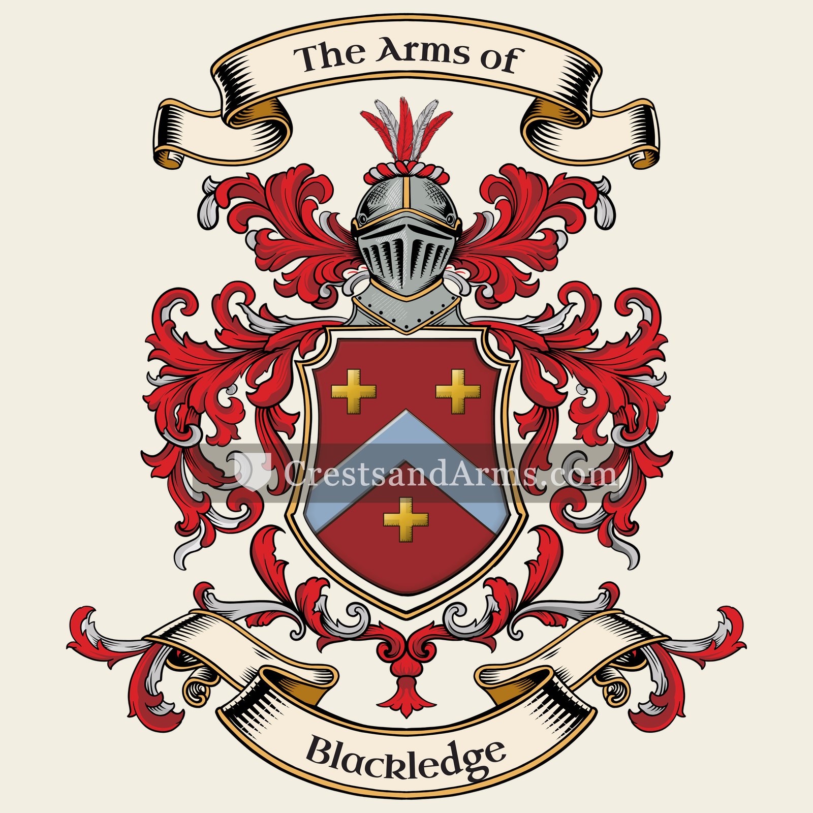 The Blackledge coat of arms