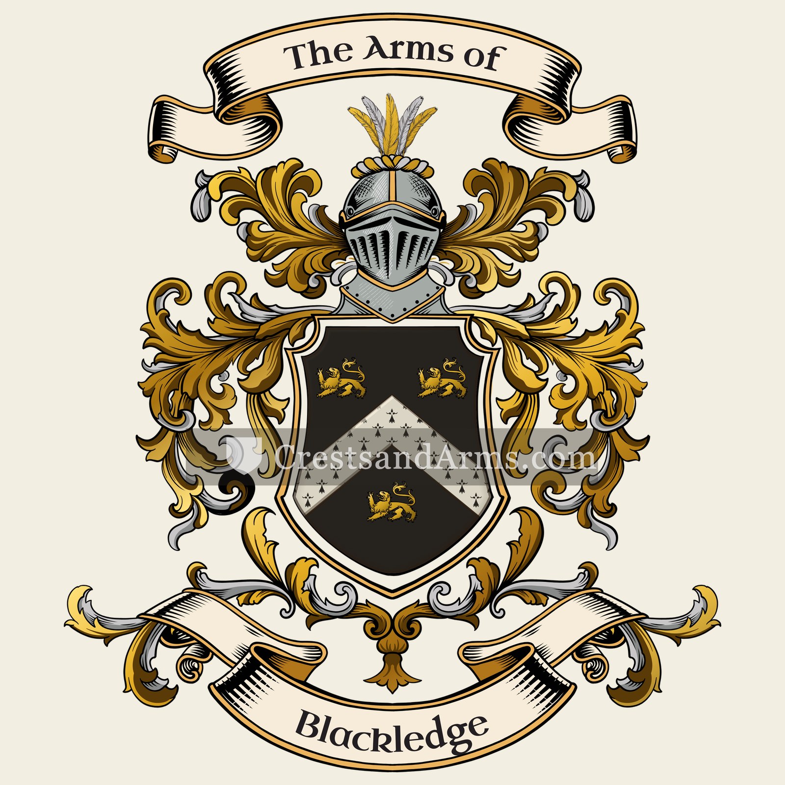 The Blackledge coat of arms