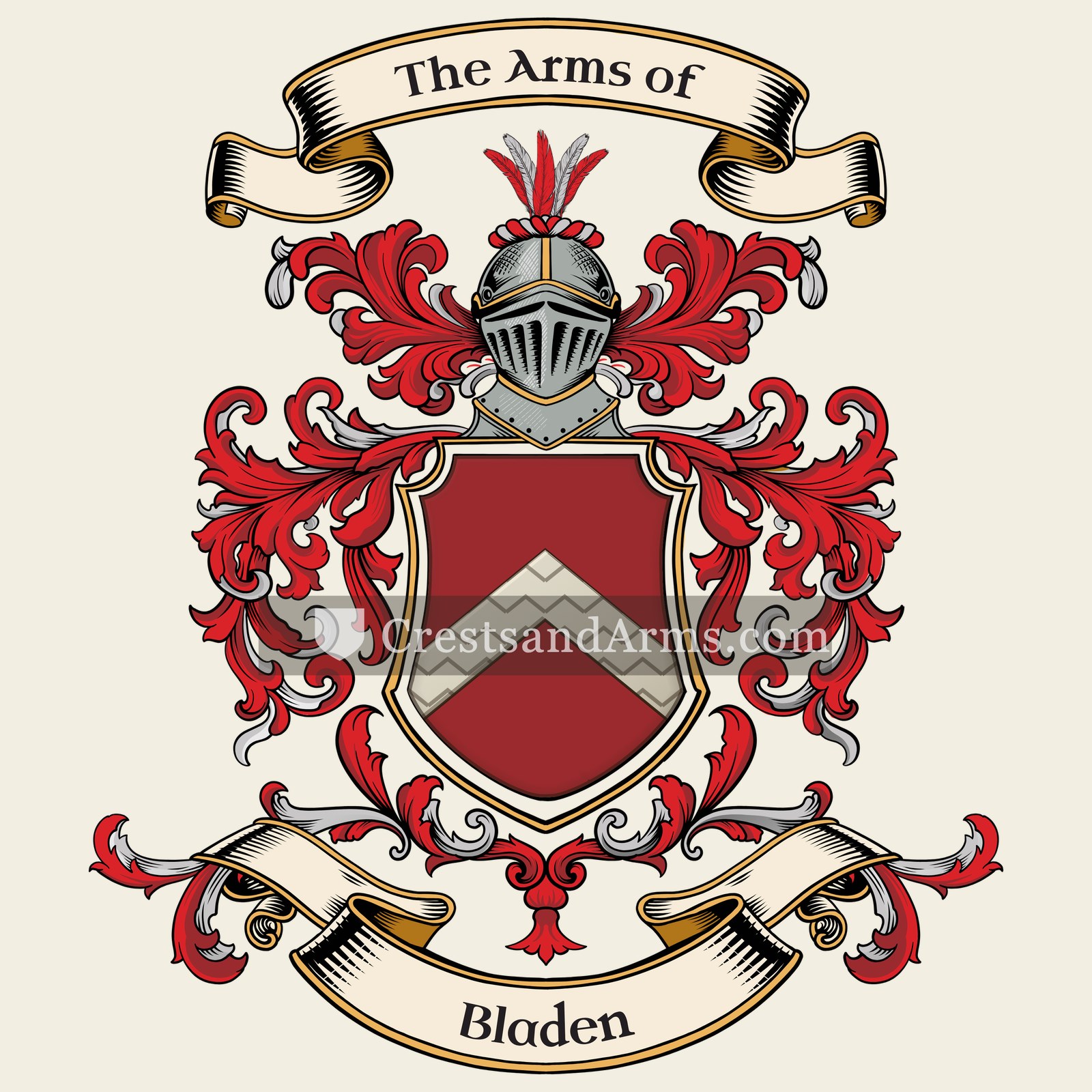 The Bladen coat of arms