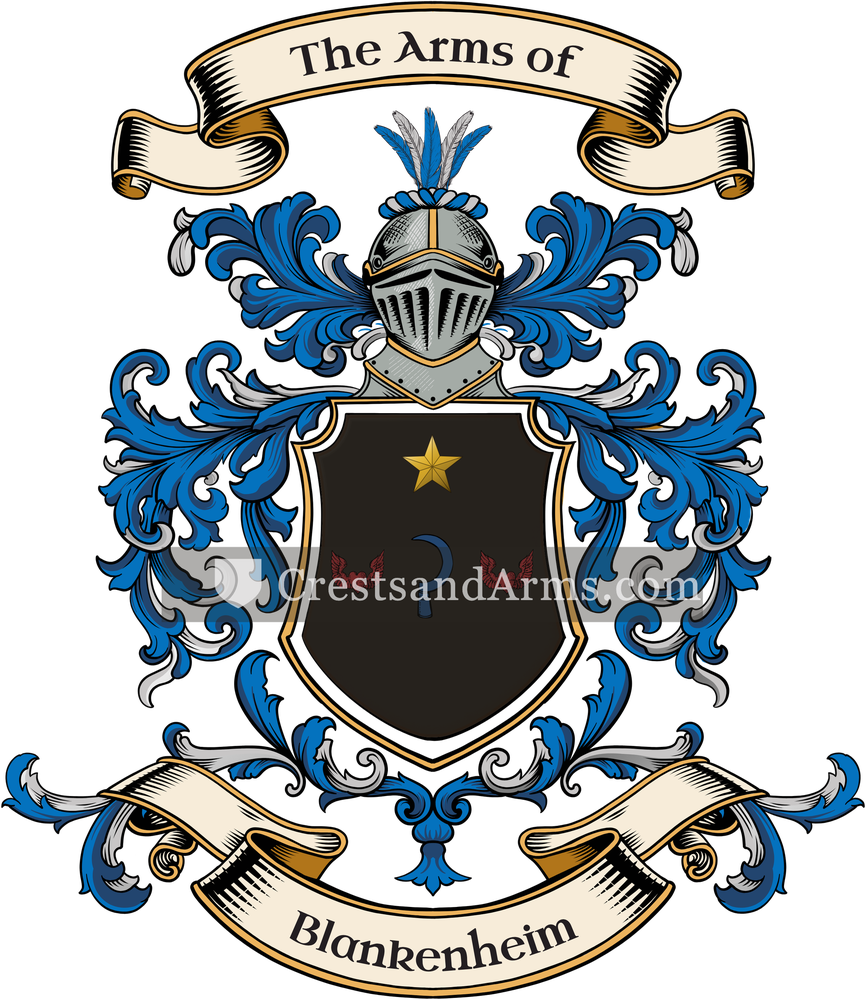 The Blankenheim coat of arms, drawn from the recorded blazon