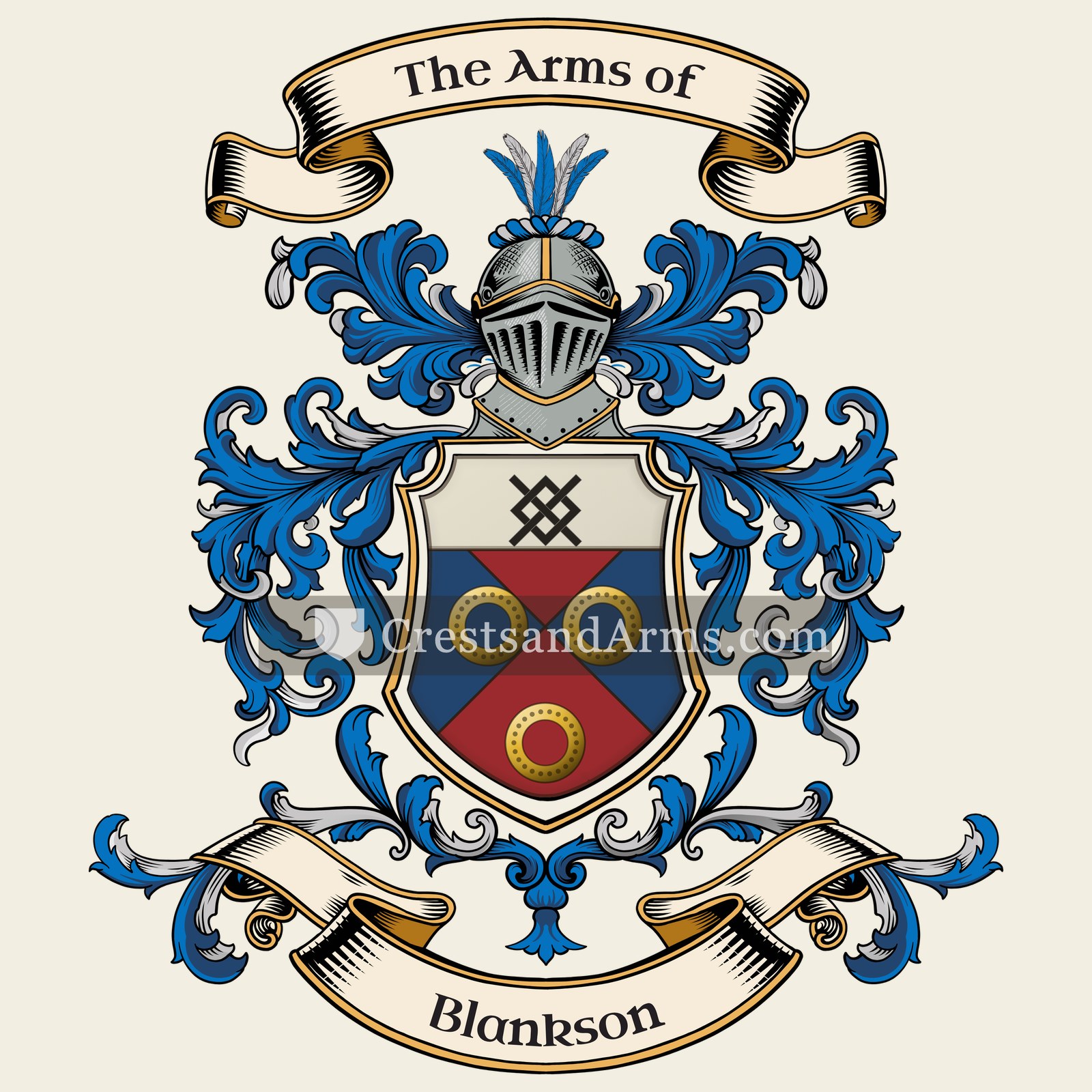 The Blankson coat of arms