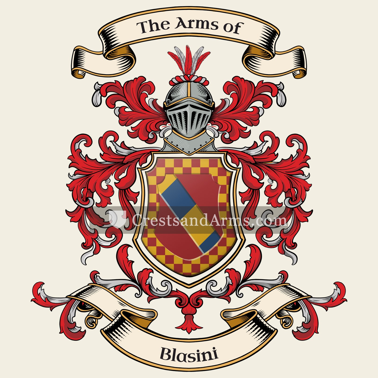 The Blasini coat of arms