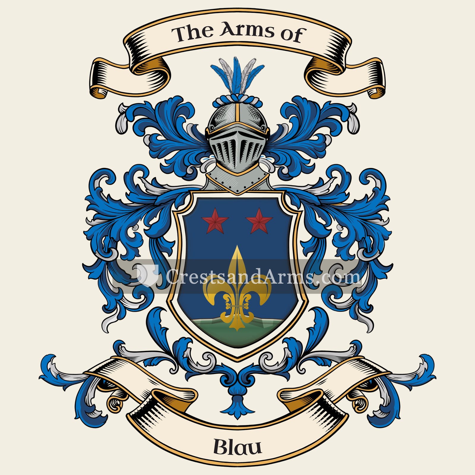 The Blau coat of arms