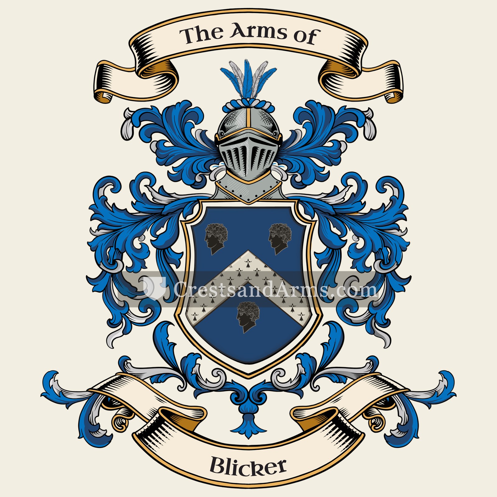 The Blicker coat of arms
