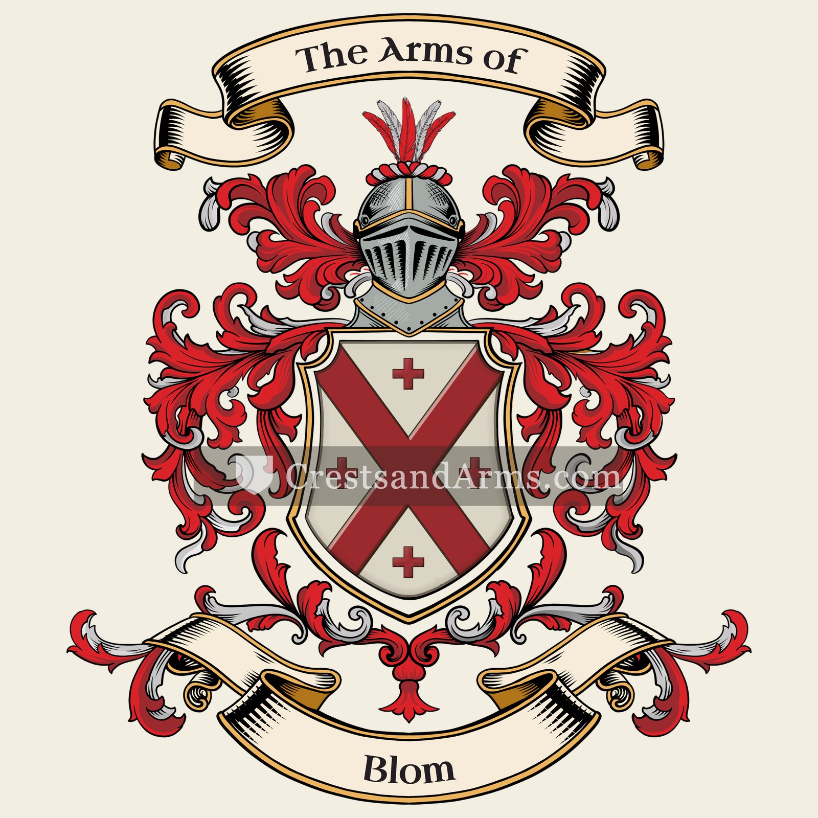 The Blom coat of arms