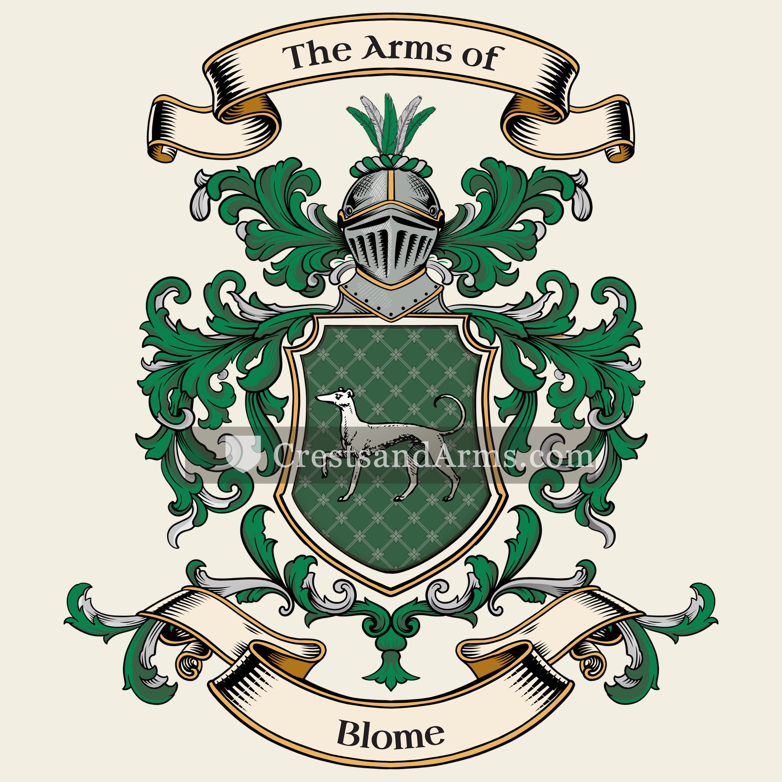 The Blome coat of arms