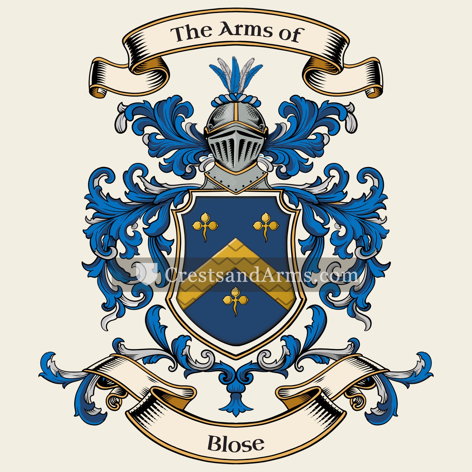 The Blose coat of arms