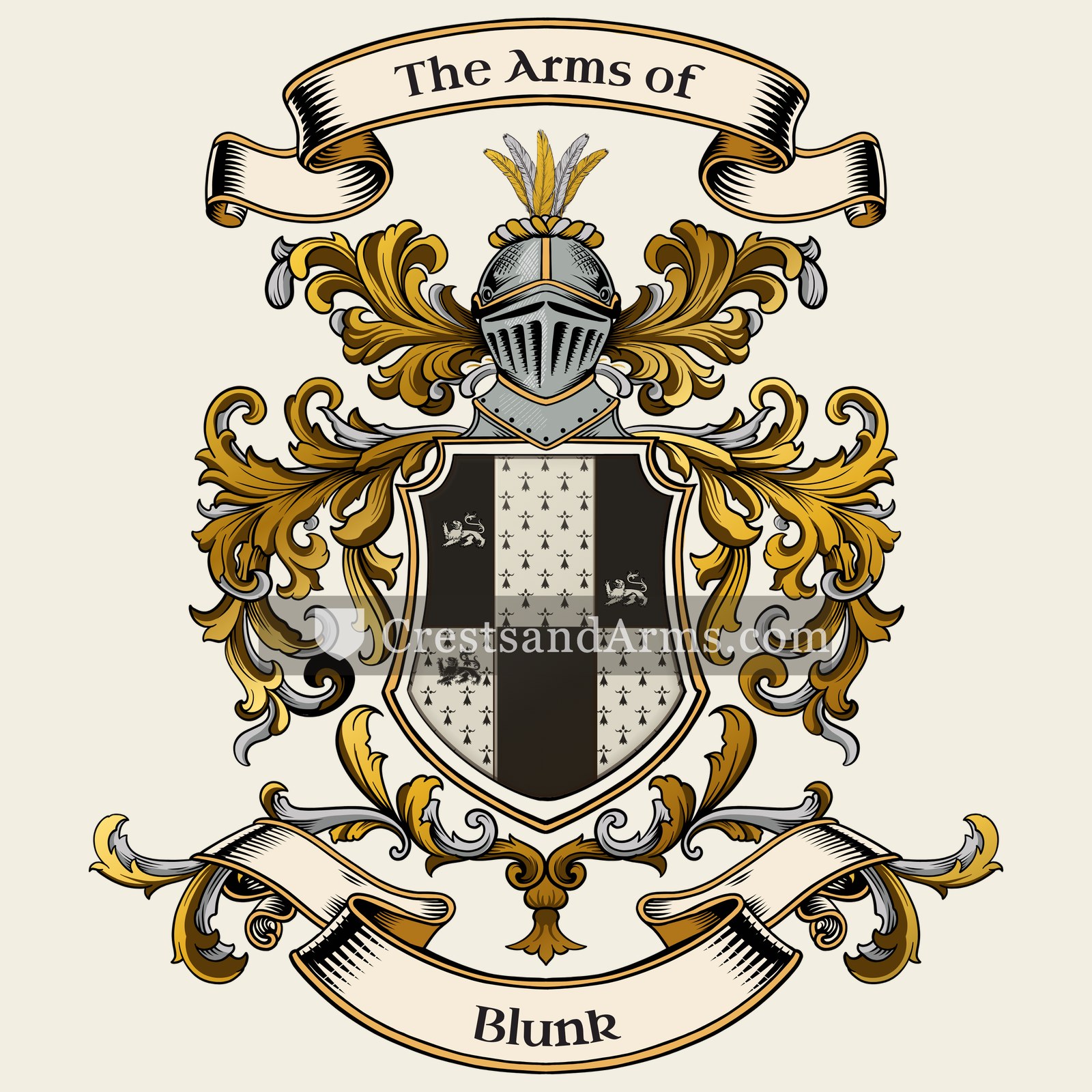 The Blunk coat of arms
