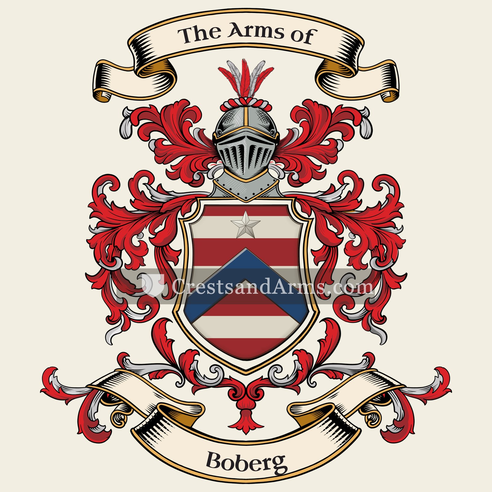 The Boberg coat of arms