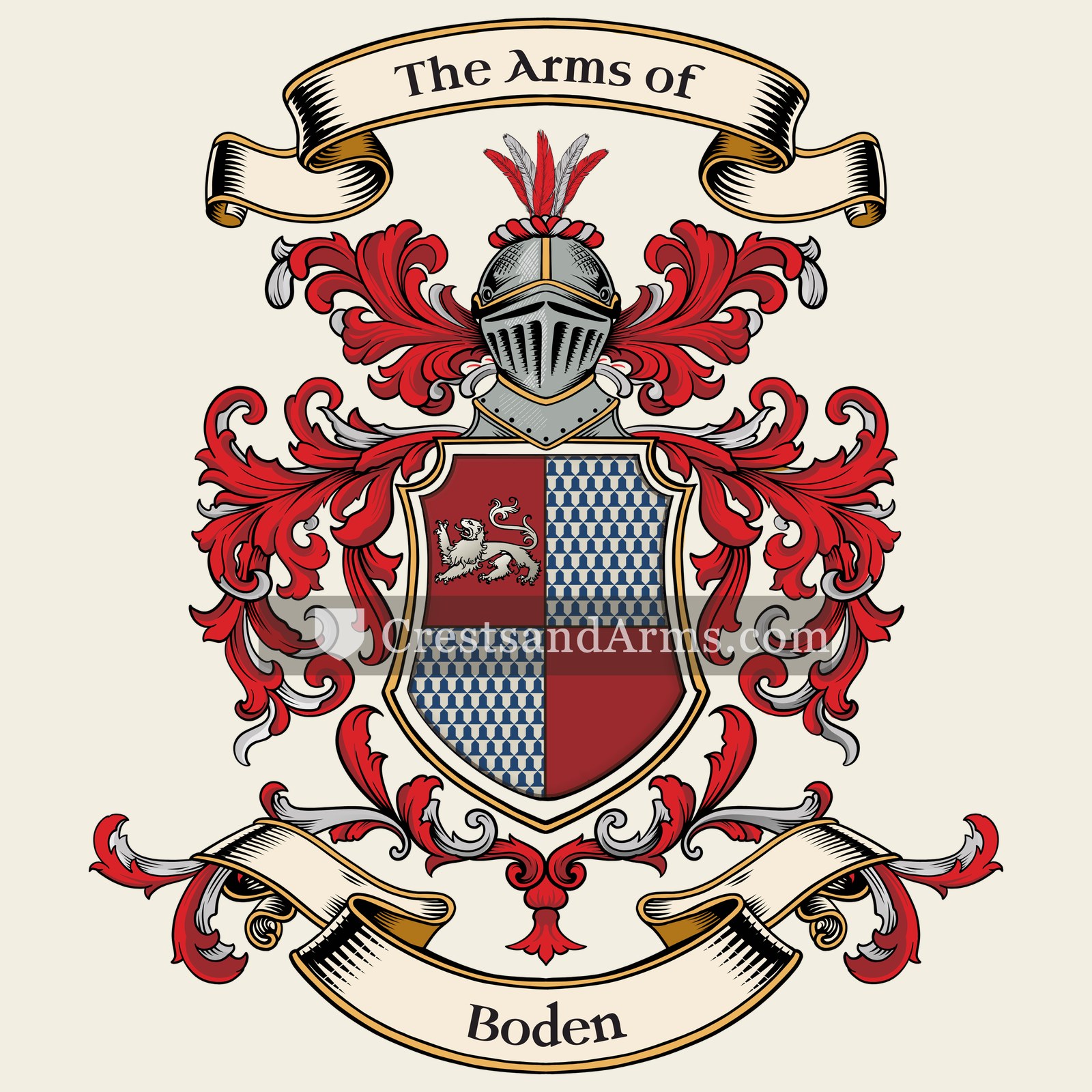 The Boden coat of arms