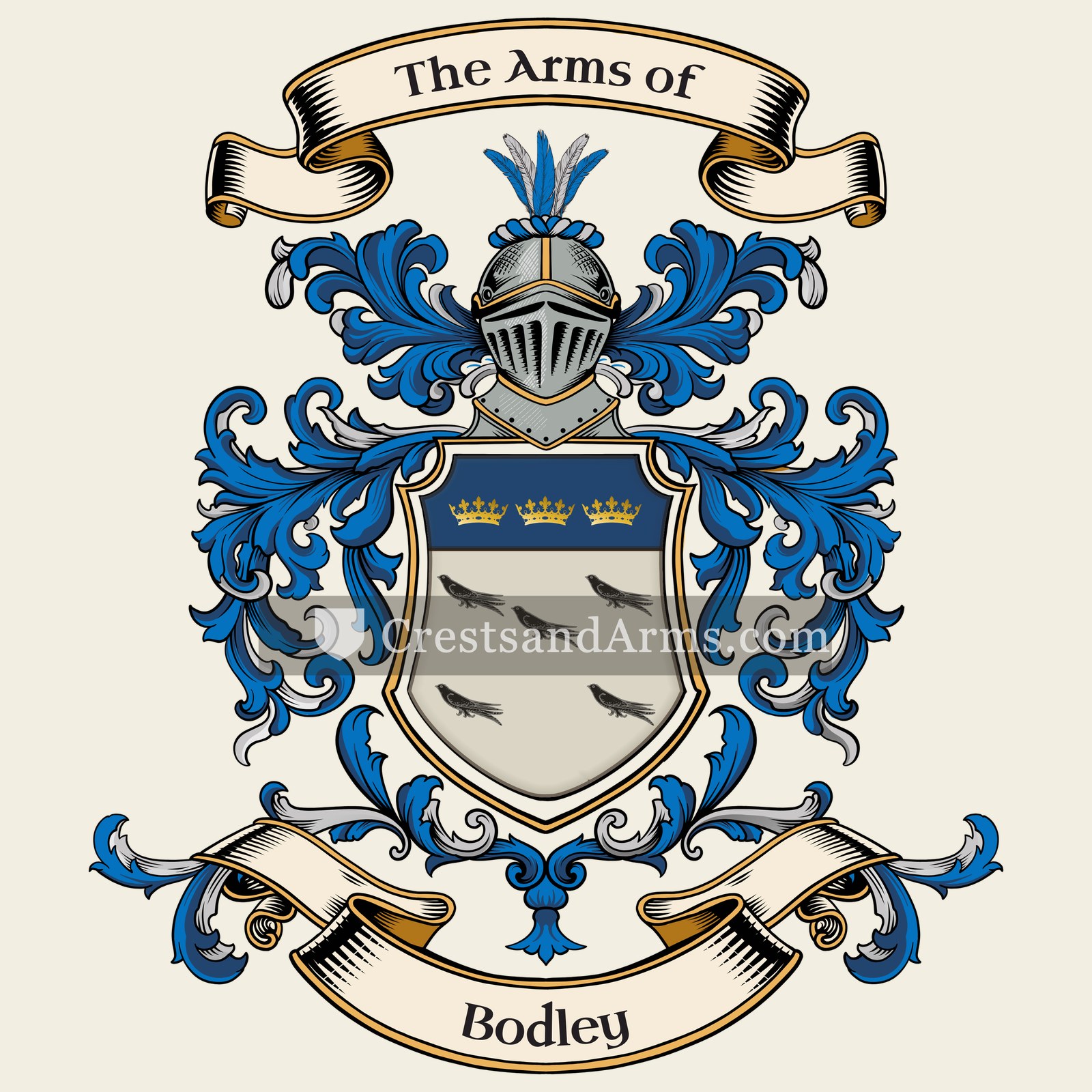 The Bodley coat of arms