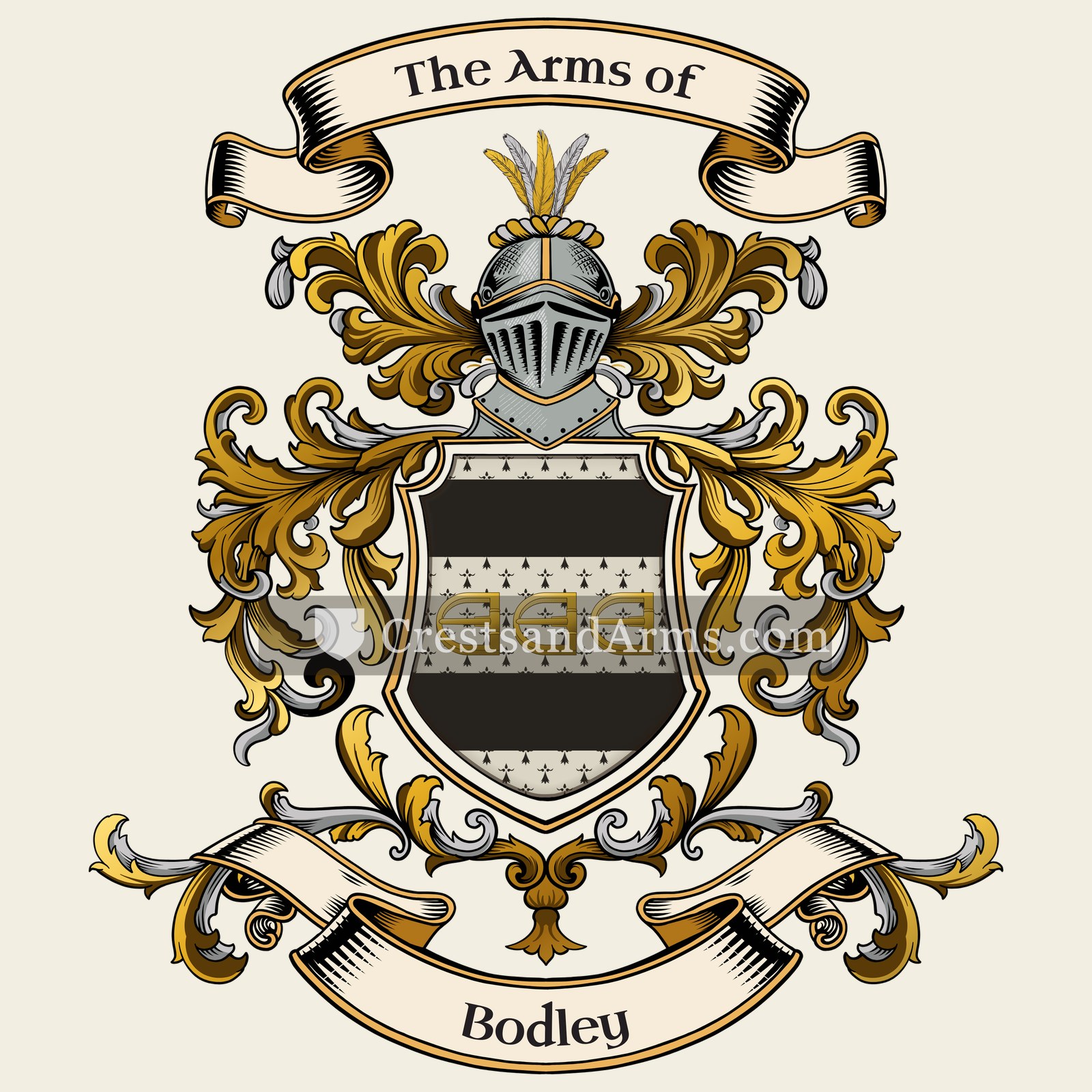The Bodley coat of arms