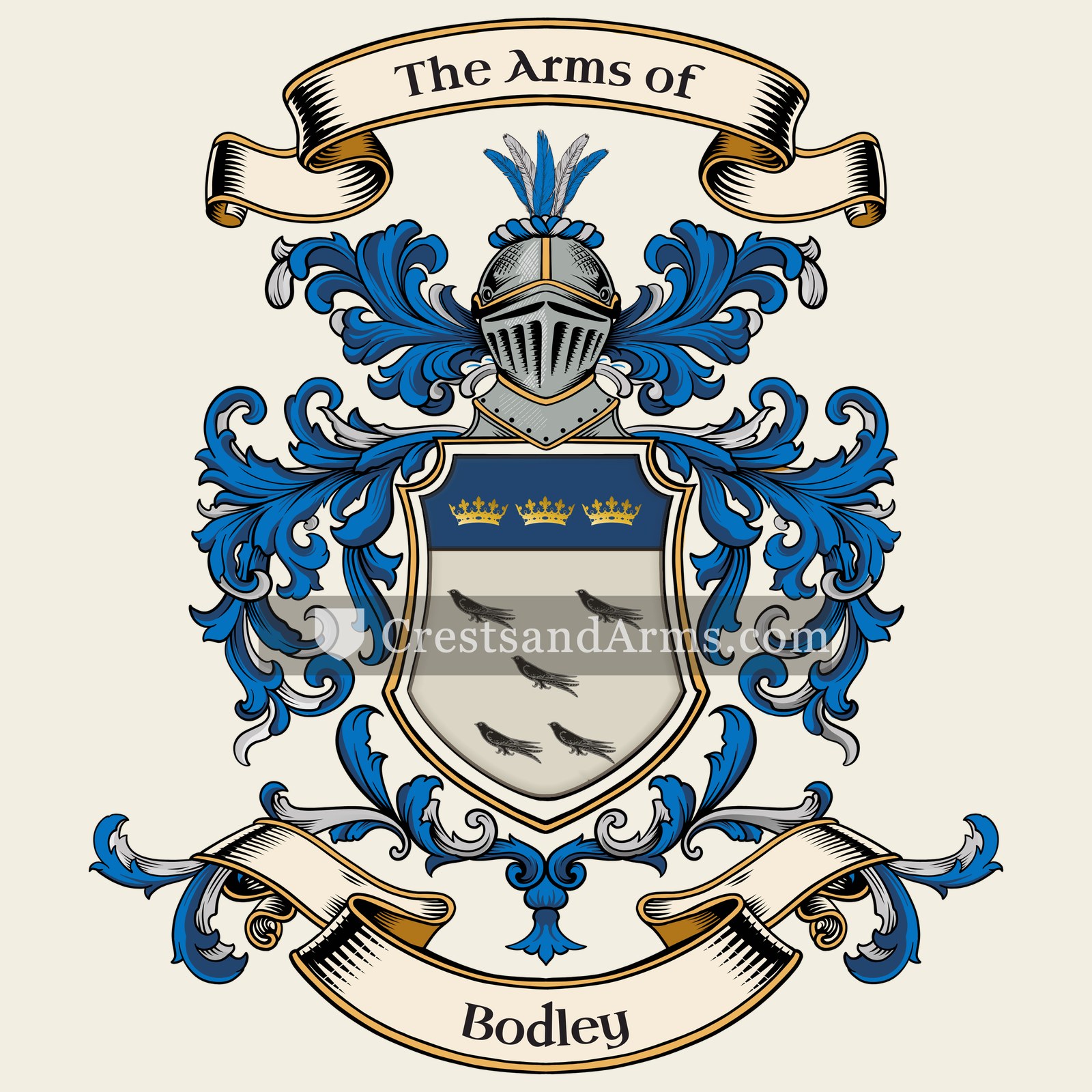 The Bodley coat of arms
