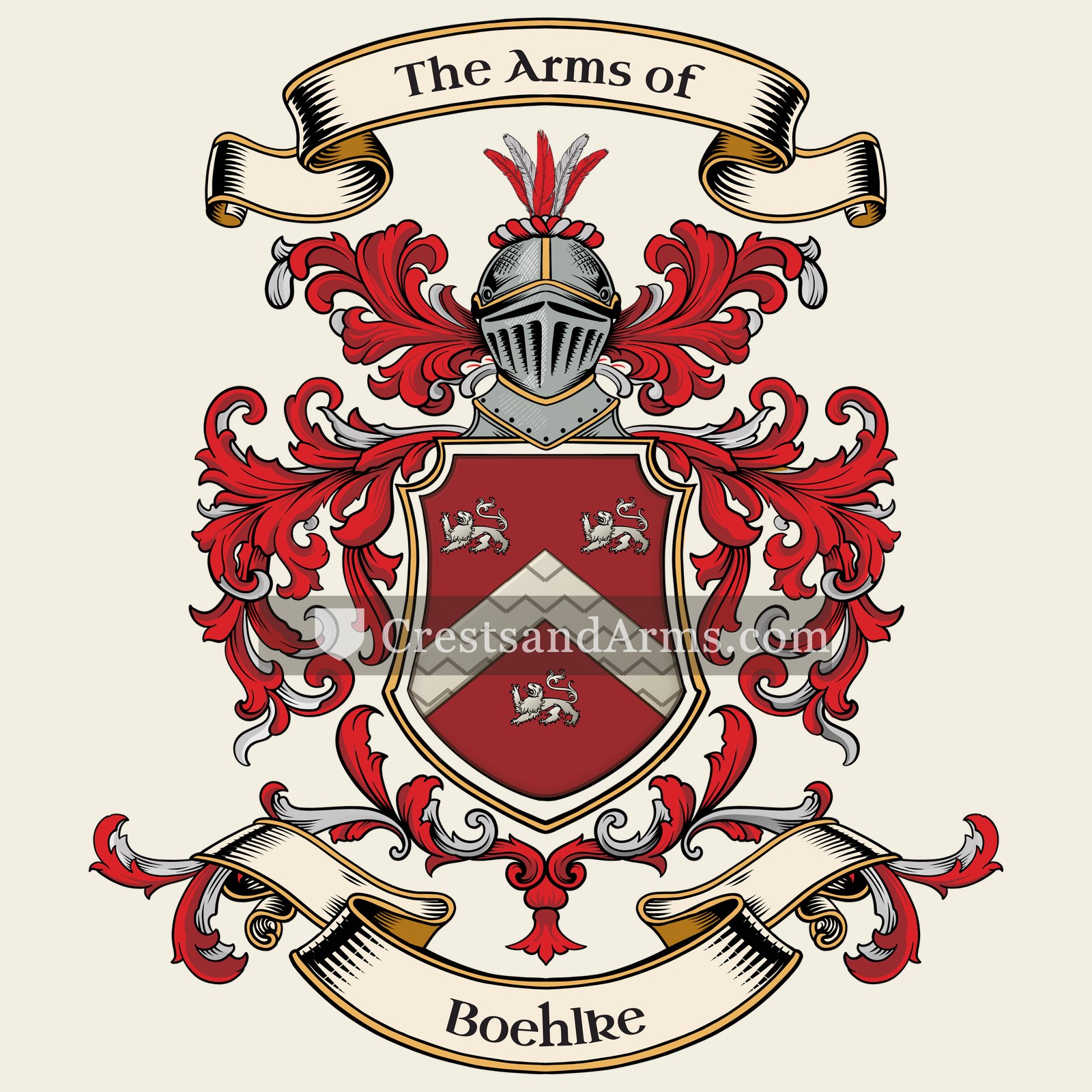 The Boehlke coat of arms