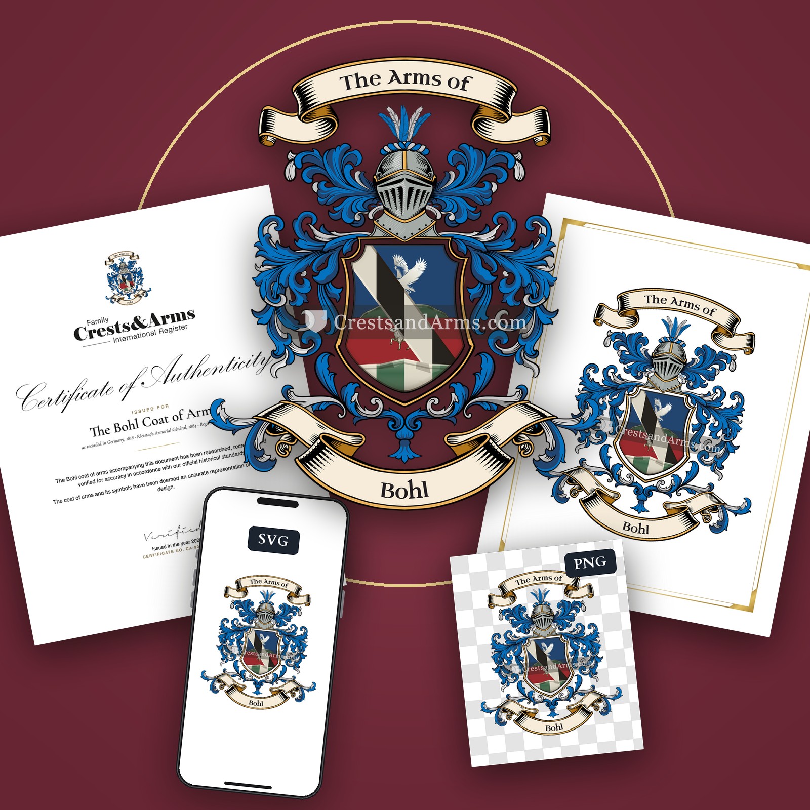 The Bohl coat of arms