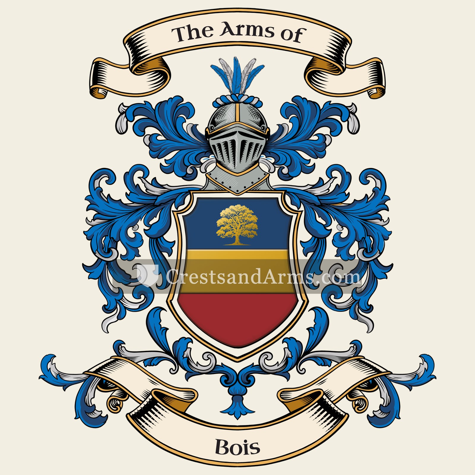 The Bois coat of arms