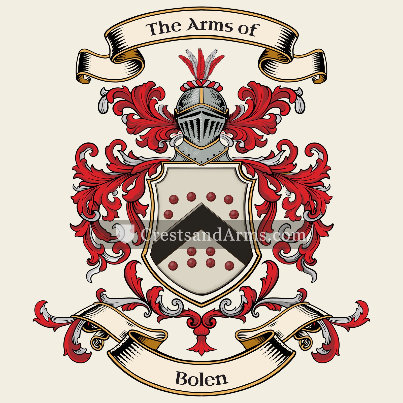 The Bolen coat of arms